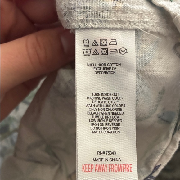 Tropical Print Short Sleeve Shirt l 3T - Picture 4 of 5